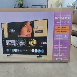 Brand New 2025 Samsung Crystal UHD 65 In Smart Tv 