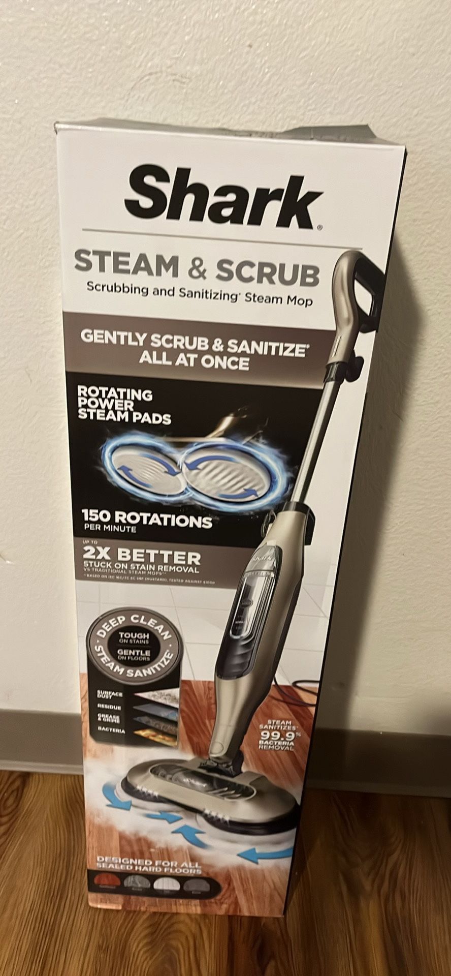 Steam An Scrub Sanitizing Steam Mop