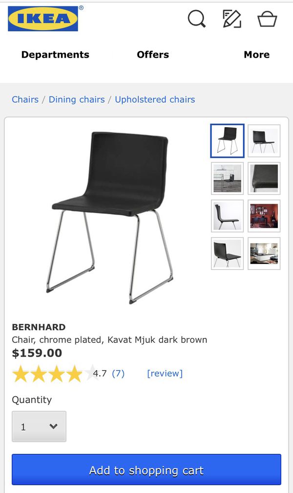 Ikea Bernhard Dining Chairs For Sale In Key Biscayne Fl Offerup