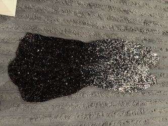 Black Sequin Skirt