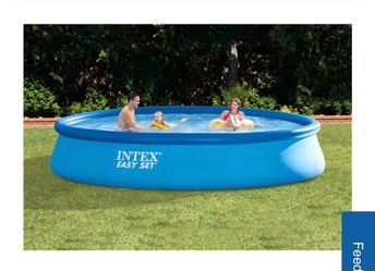 15x33 intex easy setup pool