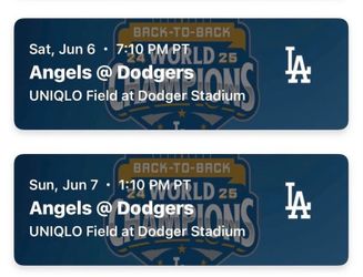 Angels @ Dodgers