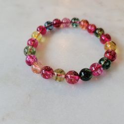 Rainbow Quartz Gemstone Bracelet