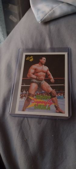 Classic WF wrestling card 114. Suoerfky Jimmy Snake card 114 see below