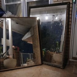 2 Vintage Mirrors