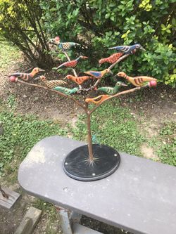 Folk Art Bird Tree