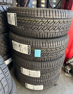New Tire 235/60R17 Continental Truecontact Tour AS 102T Set Of 4 Tires Free Mount Balance installed Finance Available