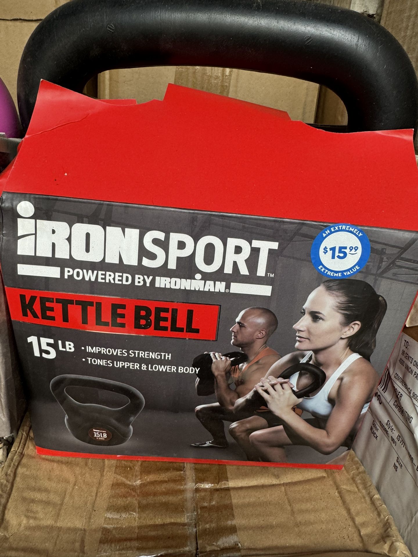 15lb Kettle Bell Weights. Brand New In The Box