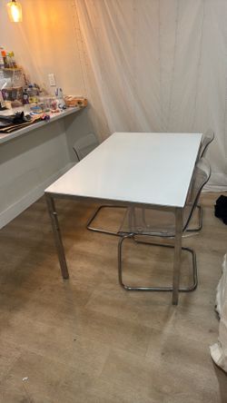 IKEA Table + 3 Chairs – $80 OBO