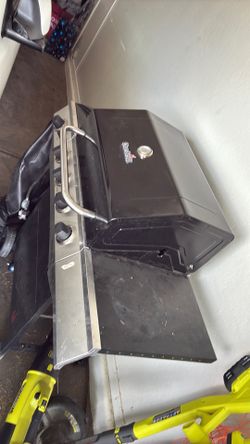 Grill with propane tank nothing wrong with we have two and only need one
