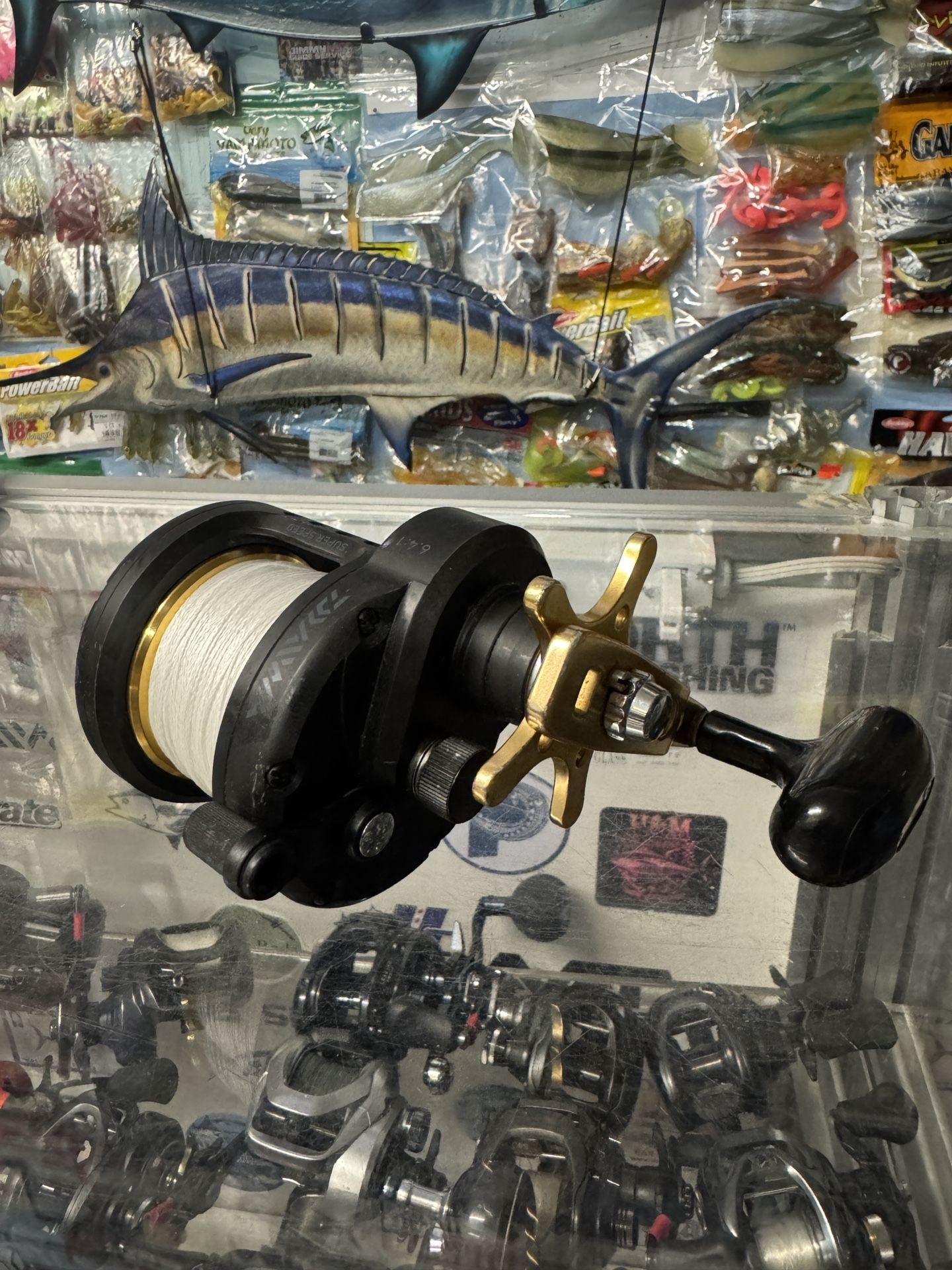 Salt Water Fishing Conventional Fishing Reel. Faiwa Bg35 Saltist.