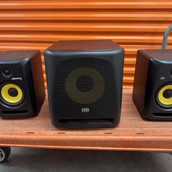 KRK Studio Speakers + Subwoofer