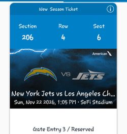 Chargers vs Jets