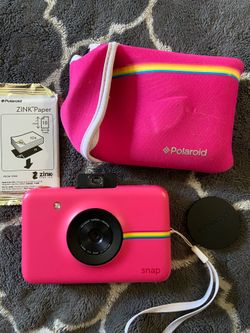 Snap camera with paper