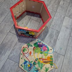 Wooden Activity Cube 