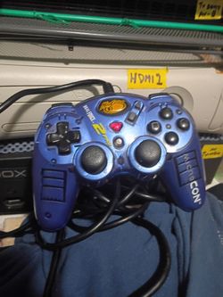 PlayStation 2 Sony blue controller Madcatz edition fully working and tested