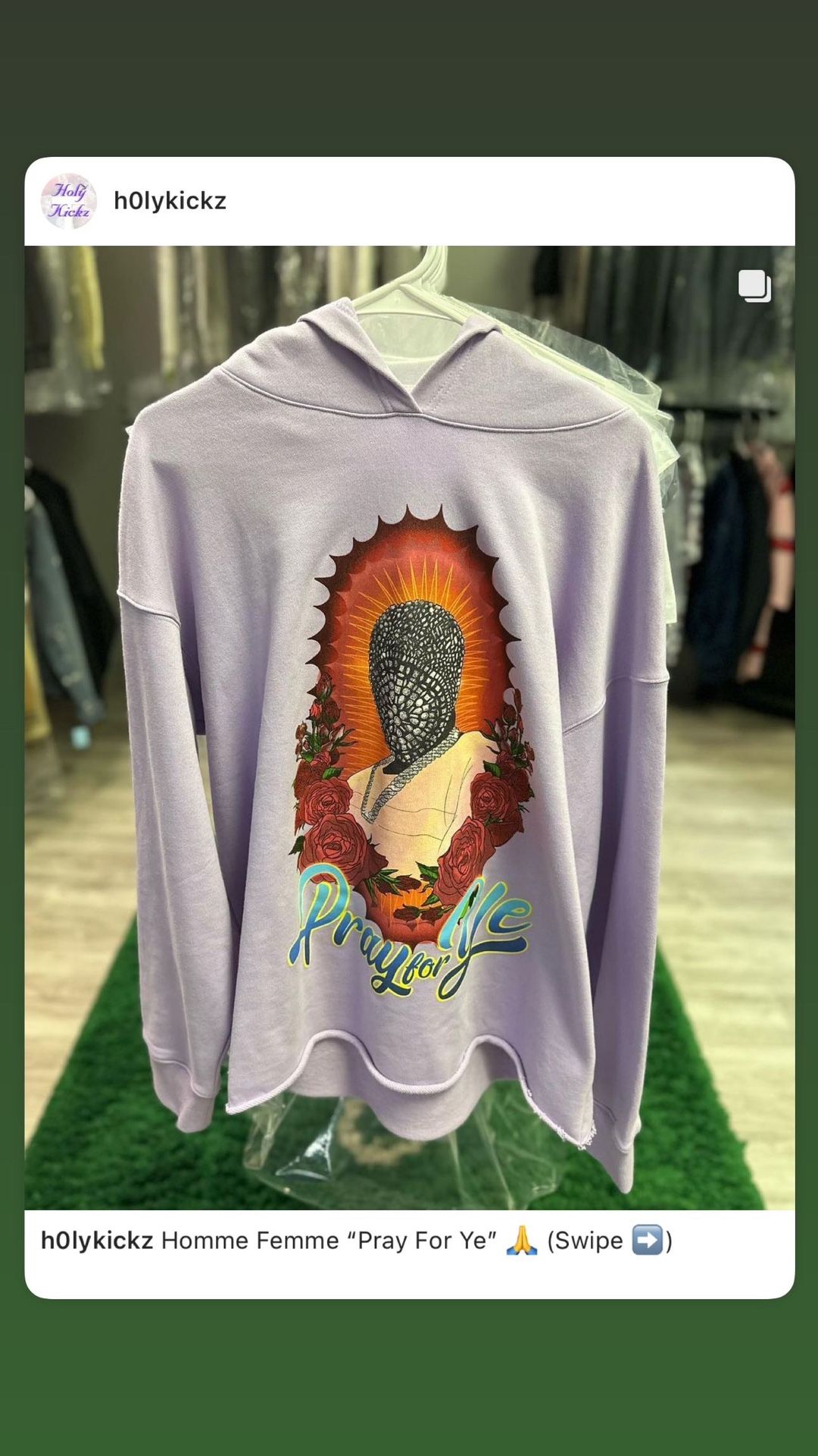 Homme Femme Pray For Ye Hoodies
