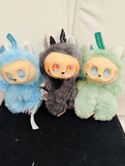 Blue Grey And Green Monster Plushy’s Together?