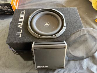 JL Audio ACS110LG-TW1 and Kicker CXA 400.1