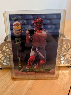 1994 Signature Rookies Draft Picks #61 A.J. Pierzynski Auto Rookie Card (#4448)