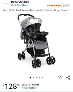 Jeep Stroller Reversible Handle(Please Read Description)