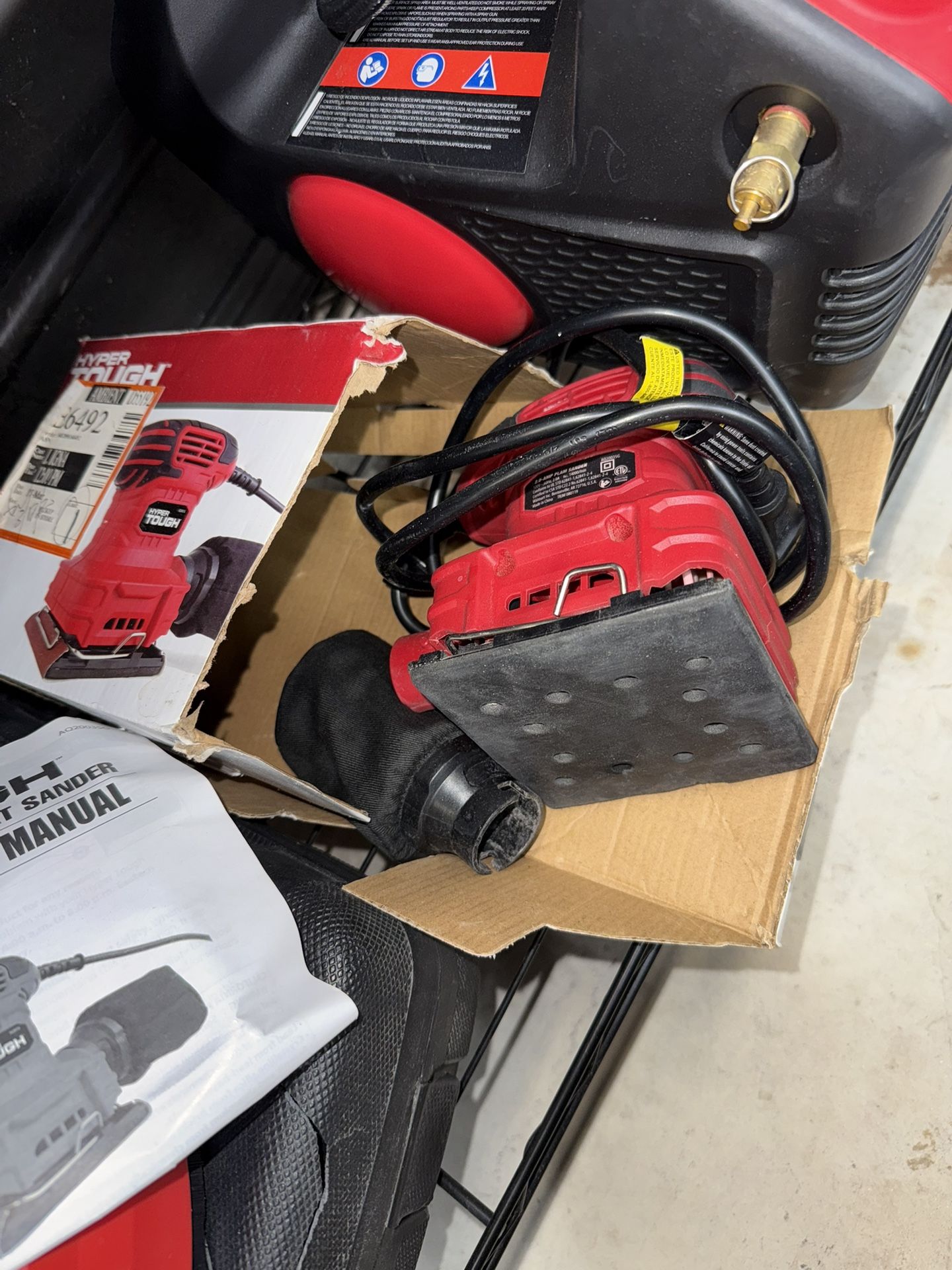 Hyper Tough 1/4 Sheet Palm Sander