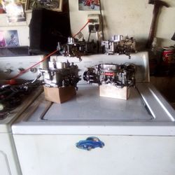 Two 600 Four Barrel Carburetors Rebuilt