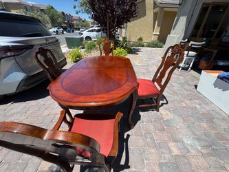 Dining table red cherry