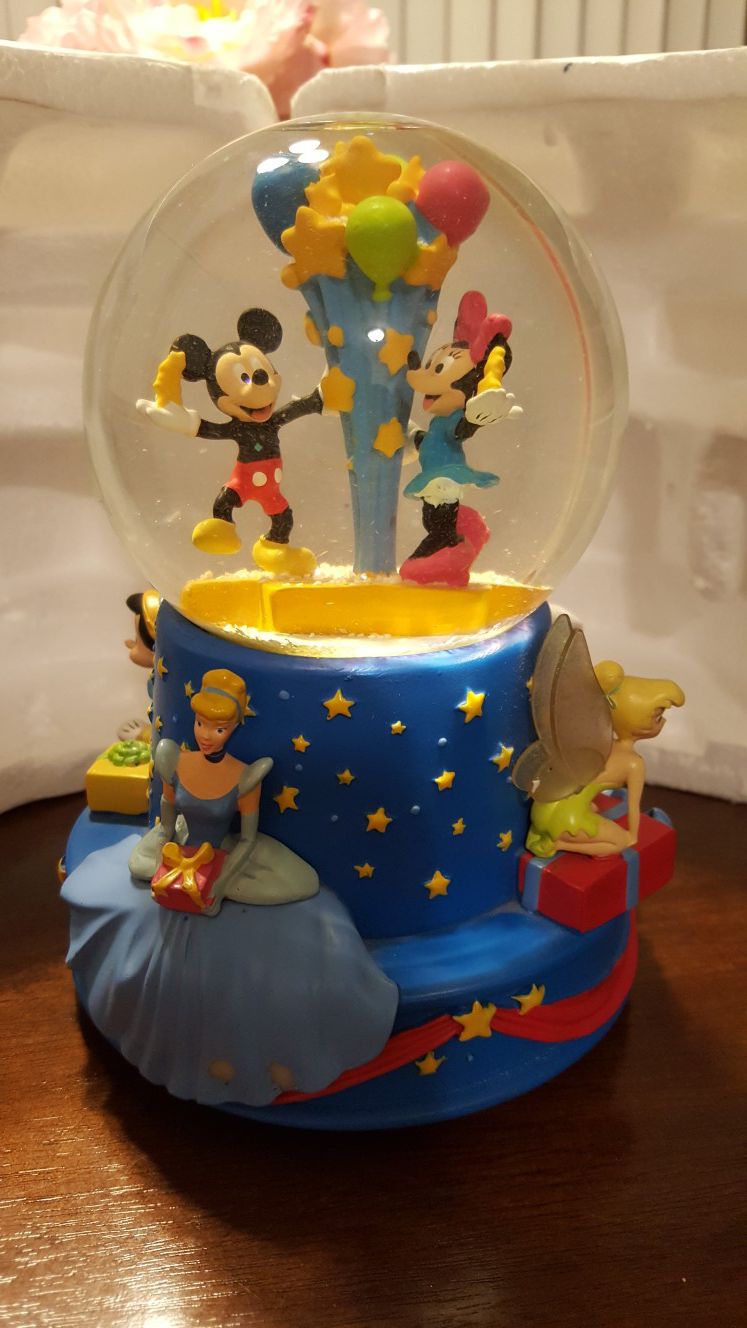 Musical Walt Disney 100th Birthday Water Globe