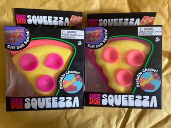 Nee Doh Squeezza Pizza Squeeze Toy (2-Pack)