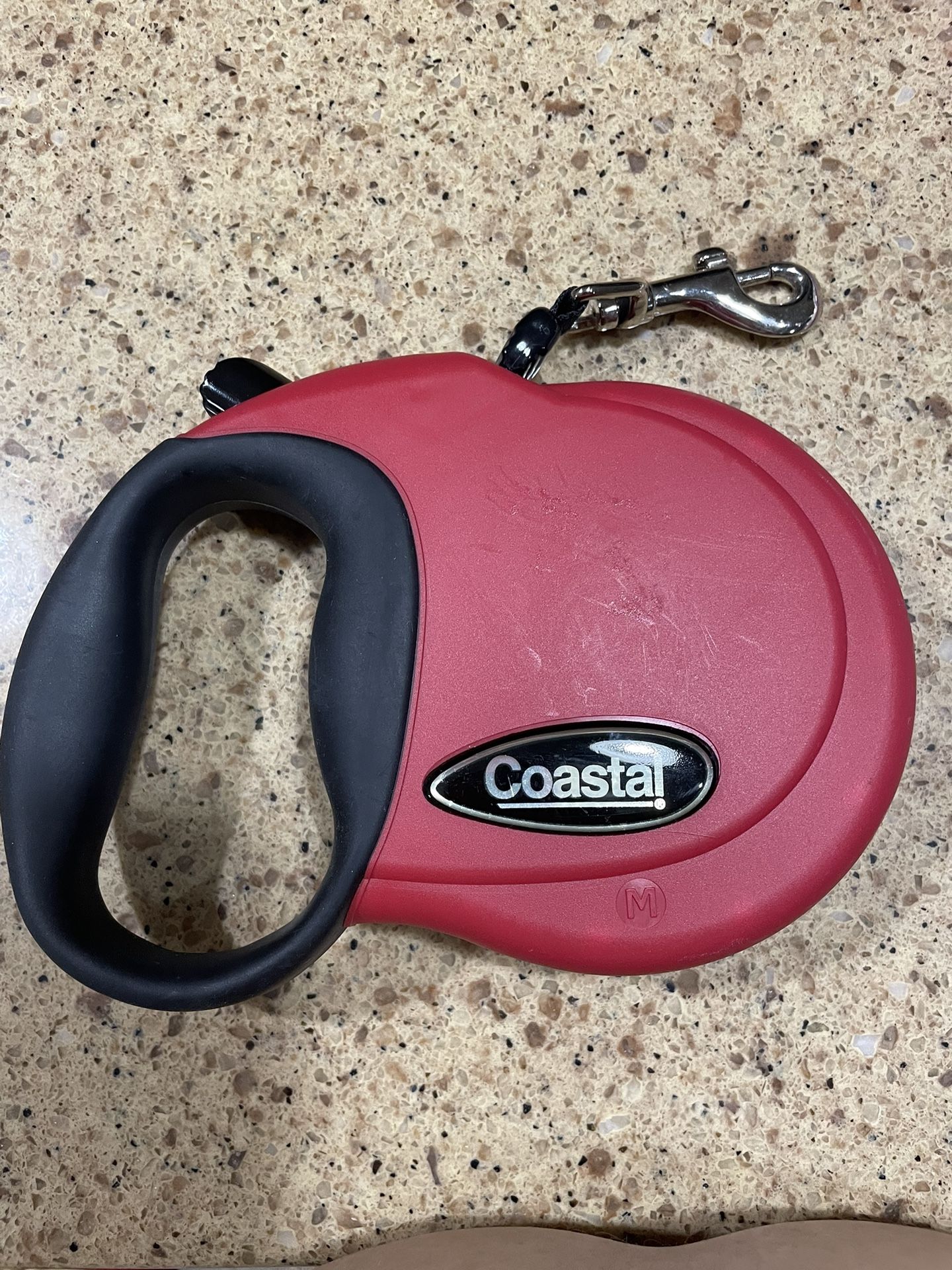 Power Walker Dog Retractable Leash Red.Coastal