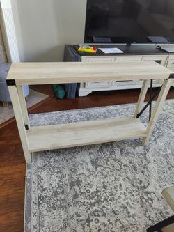 Farmhouse Console/Entry Table with Bottom Shelf