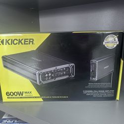 Kicker Amplifier 600W MAX Class A/B Technology
