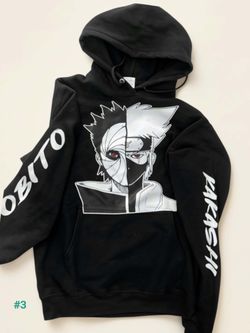 ⚔️ OBITO / KAKASHI SPLIT FACE HOODIE ⚔️