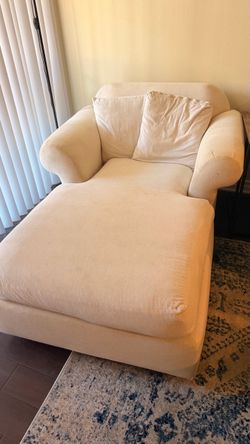 White Chaise Lounge