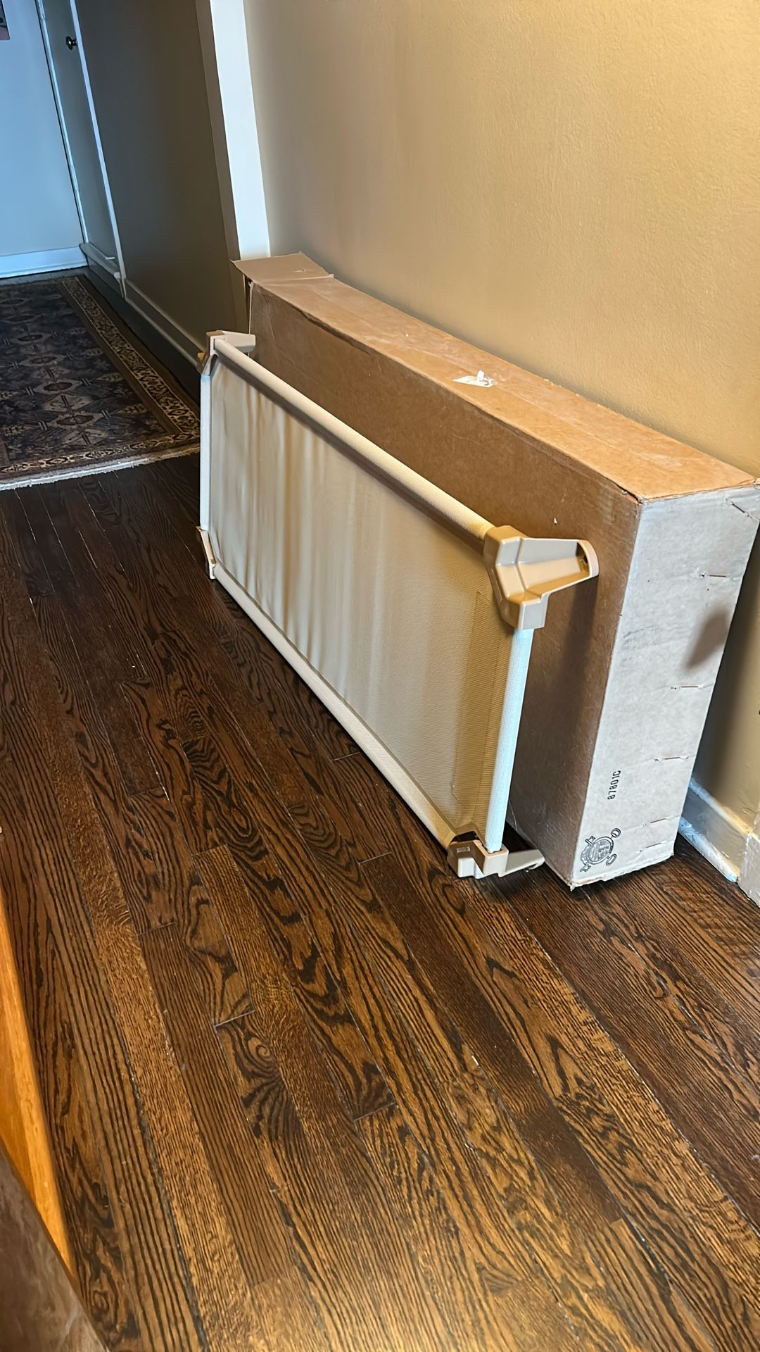 TAN TODDLER COT- With Custom Cotton Sheet