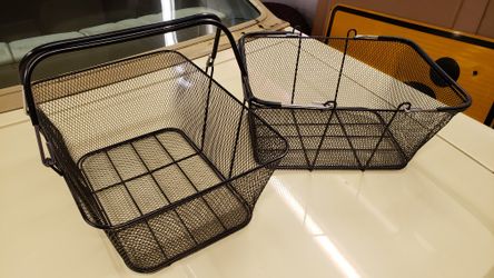 2 shopping baskets black great for kids toys