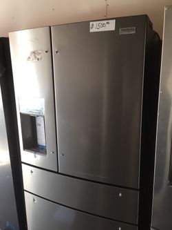 Frigidaire French Door Refrigerator $1500 new !!! Scratch and dent sale