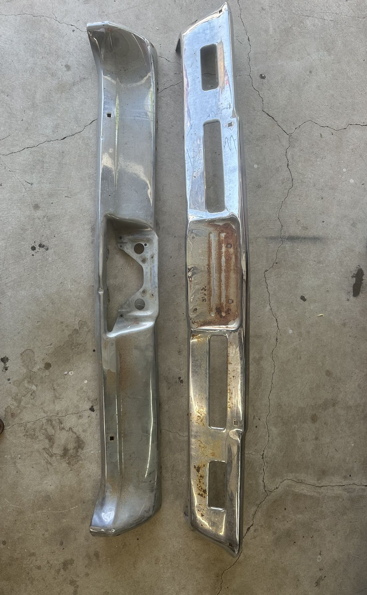 66. - 67. Chevelle Or El Camino FRONT AND BACK BUMPER OEM