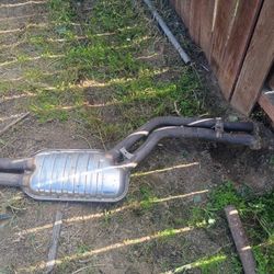 2000 3series full exhaust with muffler and cats