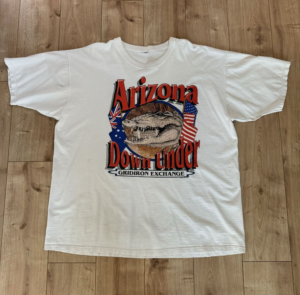 Vintage Arizona Down Under Gridiron Exchange Alligator Australian Football Shirt