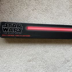 Star Wars Red FX Lightsaber Asajj Ventress Disney Collectible 