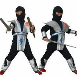 Kids Deluxe Ice Wolf Ninja Halloween Costume