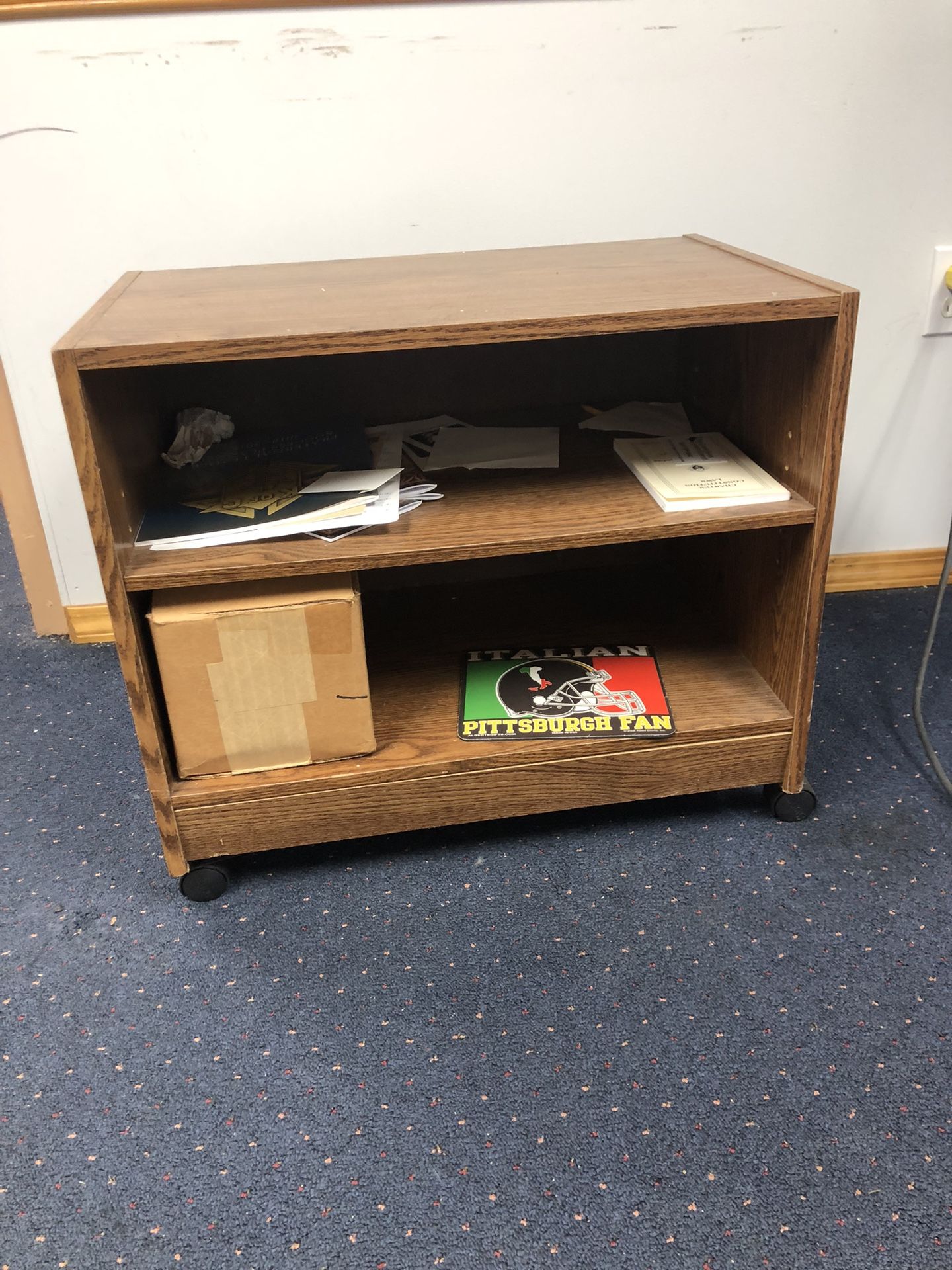 2 Shelf Storage On Wheels