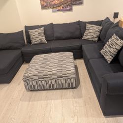 4 Pc Sectional Sofa With Ottoman