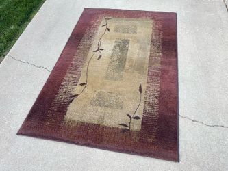 Nice Vintage Rustic Style Area Rug (4’x6’)