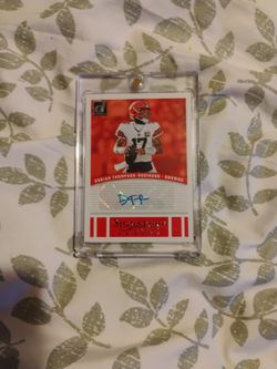 DORIAN THOMPSON - ROBINSON ( DTR)  AUTOGRAPHED CARD 