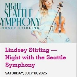 Cart
Benaroya Hall
Lindsey Stirling — Night with the Seattle Symphony
