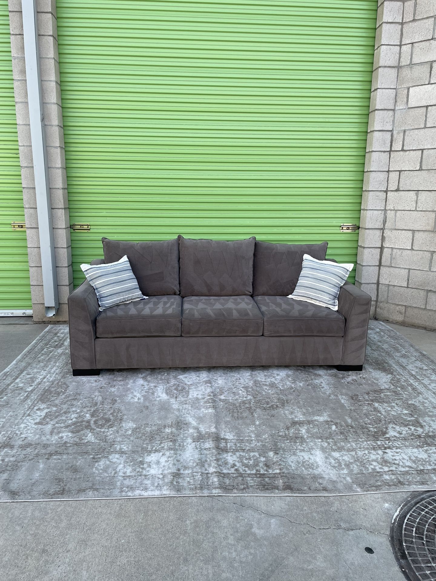 Living Spaces Couch Sofa 3 Seater