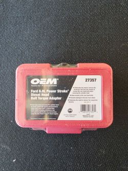 OEM Ford 6.0L Power Stroke Diesel Head Bolt Torque Adapter